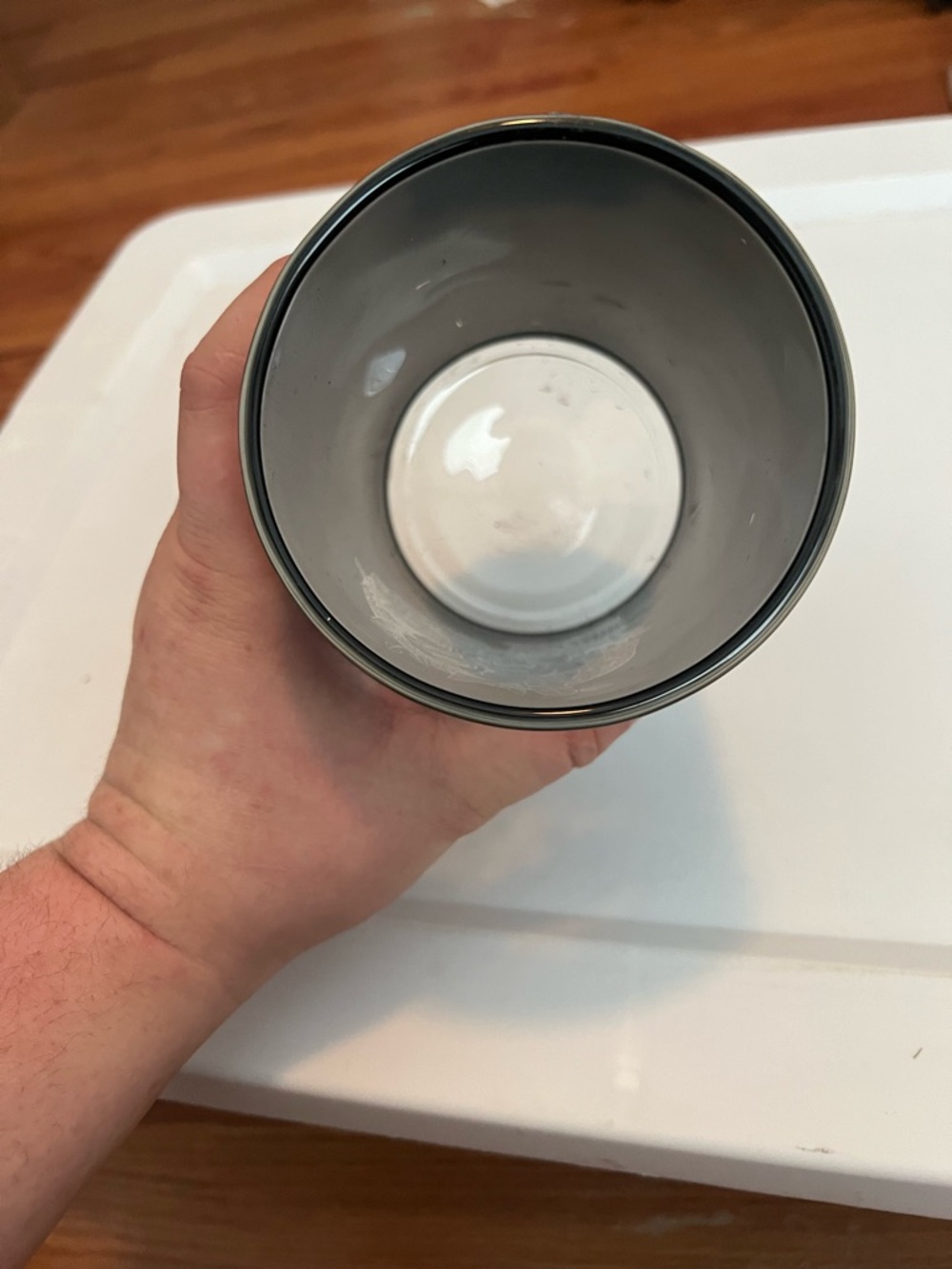 Black Floral Skull Candle Holder - Home Accents - Picture 3 of 5